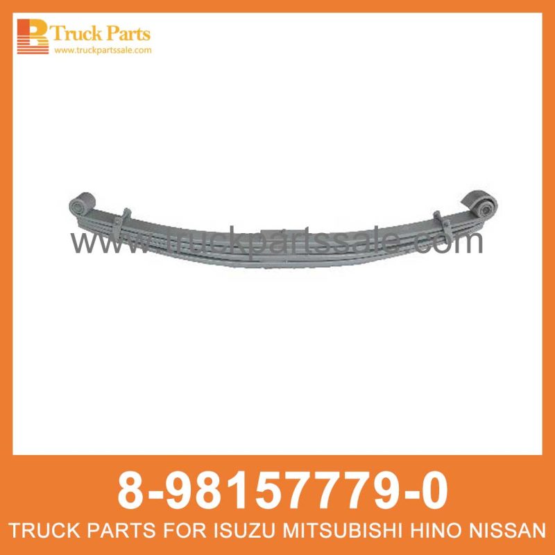 SPRING ASM LEAF FRT 8-98157779-0 8981577790 8-98157-779-0 for ISUZU CYZ52 6WG1 ASM de primavera ASM