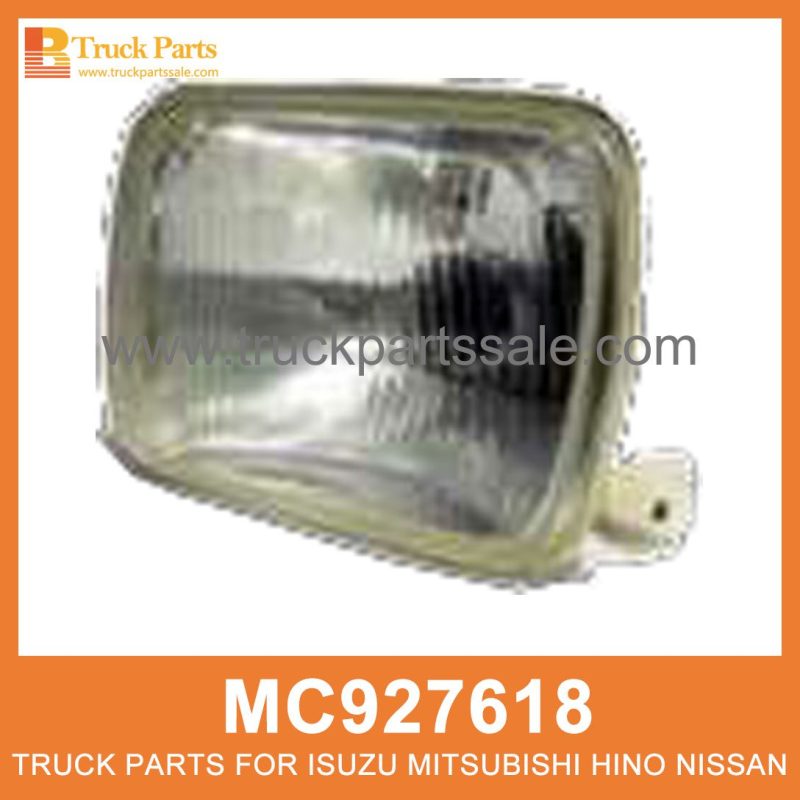 Sealed Beam Square Head Lamp using P45 Bulb MC927618 MC927617 MC927615 MC927620 for Mitsubishi truck L??mpara de cabeza cuadrada de haz sellado