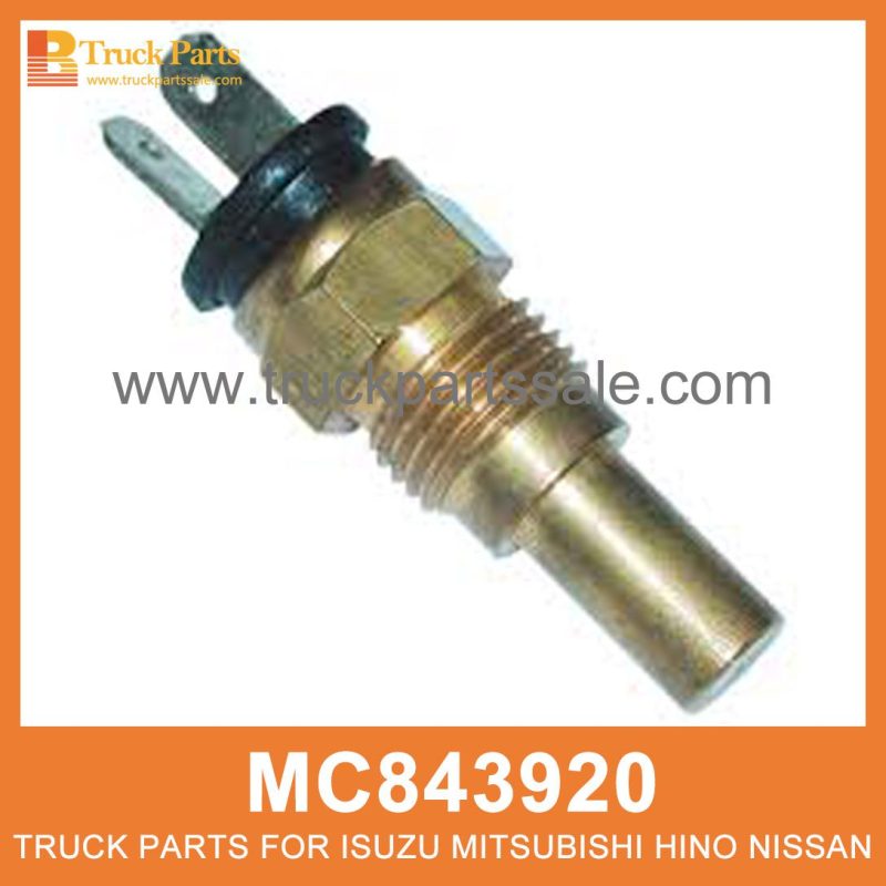 Sensor Water Temperature 2 Pin type MC843920 MC844972 MD050214 for Mitsubishi truck Temperatura del agua del sensor
