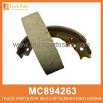 Shoe Set Parking Brake set of 2 pcs MC894263 for Mitsubishi truck Freno de estacionamiento de zapatos
