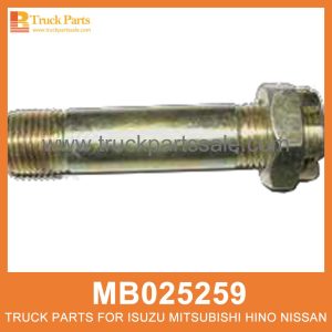 Stud Pin Front Shockabsorber MB025259 for Mitsubishi truck Perno de choque de choque frontal