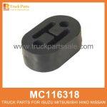 Suspender Exhaust Tail Pipe MC116318 for Mitsubishi truck Tubo de cola de escape de suspender