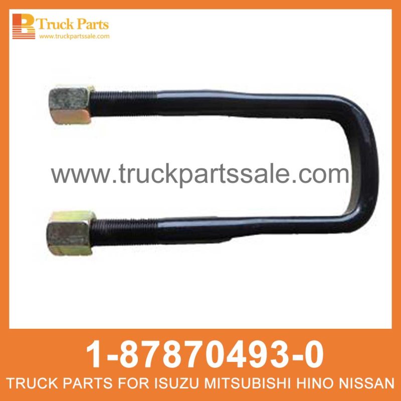 U-BOLT SET FRT SPRING 1-87870493-0 1878704930 1-87870-493-0 for ISUZU CYZ52 6WG1 Set de ubolt Ubolt