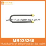 U Bolt Front Spring MB025266 MC110295 for Mitsubishi truck Primavera delantera