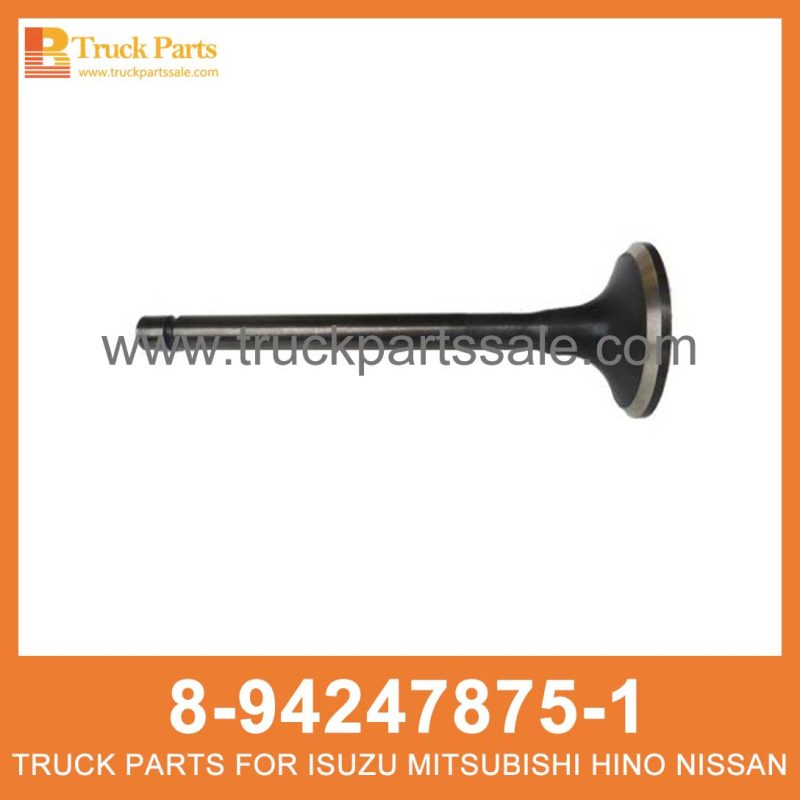VALVE EXH 8-94247875-1 8942478751 8-94247-875-1 for ISUZU NKR55 4JB1 V??lvula exh Exh