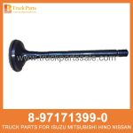 VALVE EXH 8-97171399-0 8971713990 8-97171-399-0 for ISUZU NQR71 4HG1 V??lvula exh Exh