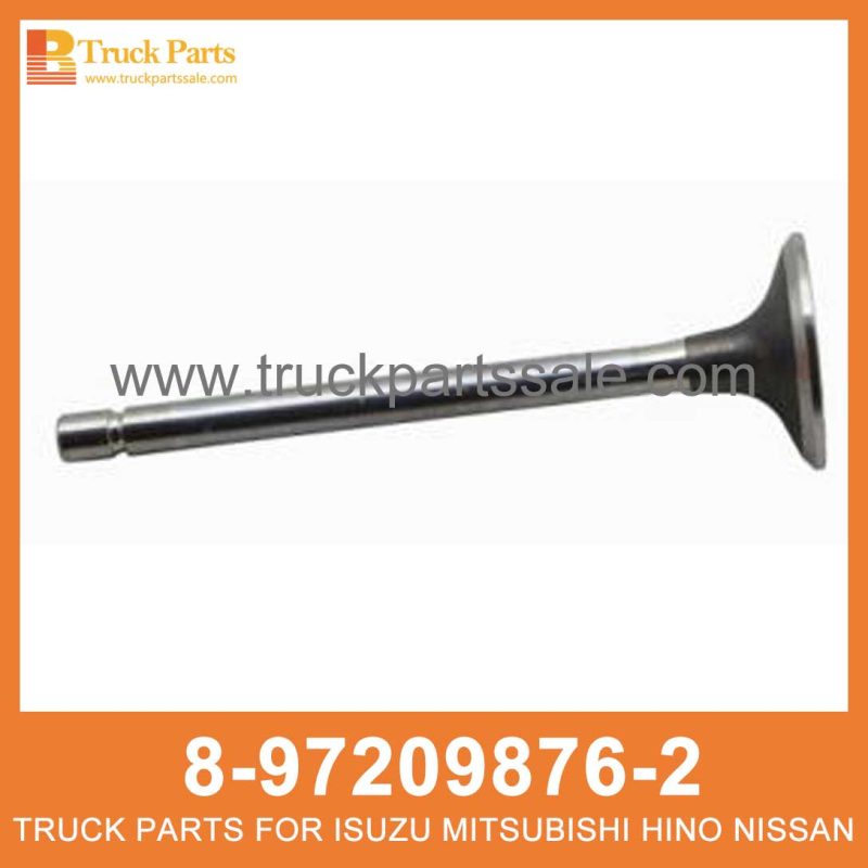 VALVE EXH 8-97209876-2 8972098762 8-97209-876-2 for ISUZU 6HK1 4HK1 V??lvula exh Exh