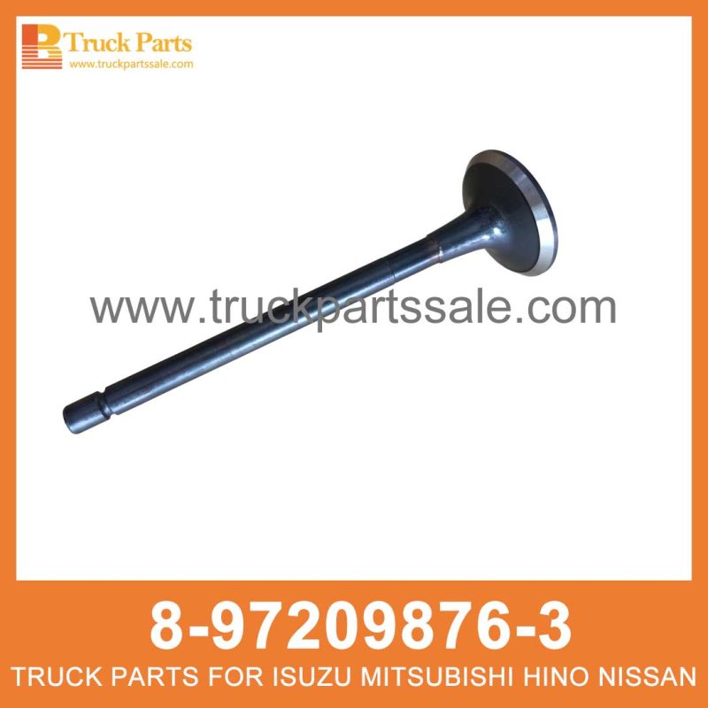 VALVE EXH 8-97209876-3 8972098763 8-97209-876-3 for ISUZU 4HK1 6HK1 V??lvula exh Exh