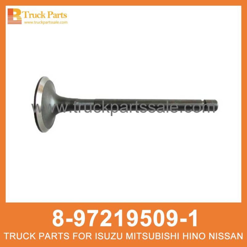 VALVE EXH 8-97219509-1 8972195091 8-97219-509-1 for ISUZU NPR66 4HF1 V??lvula exh Exh