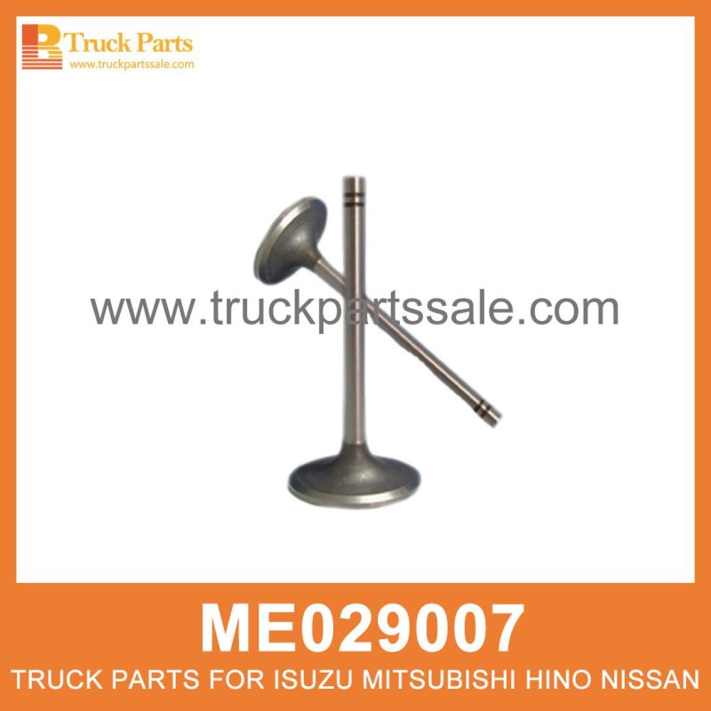 Valve Set Inlet set of 4 pcs ME029007 for Mitsubishi truck Conjunto de v??lvula Conjunto de entrada