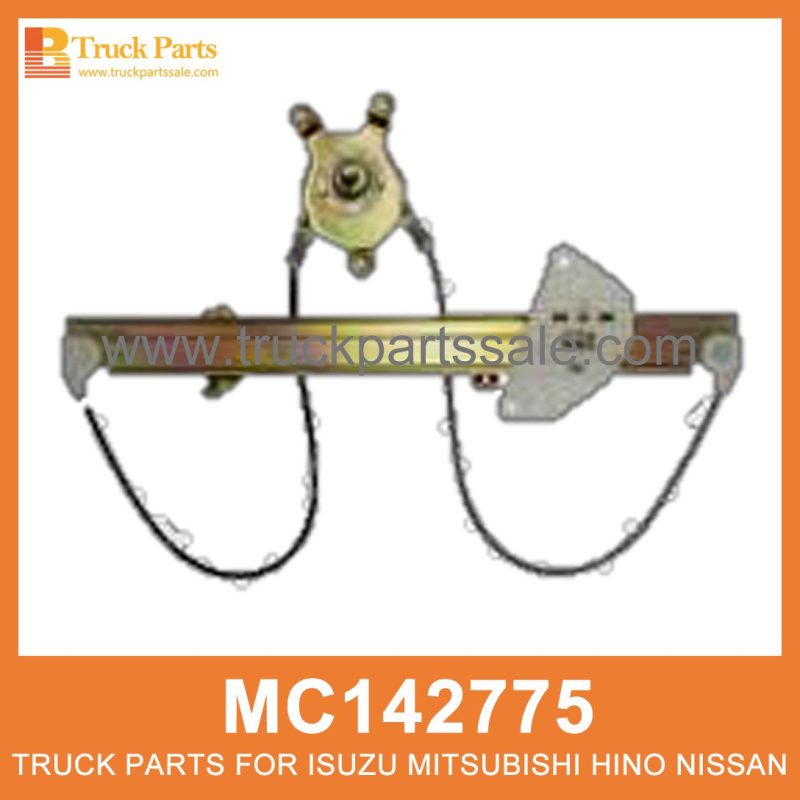 Winder Left Door Glass Manual type MC142775 for Mitsubishi truck Tipo de vidrio de la puerta izquierda Tipo