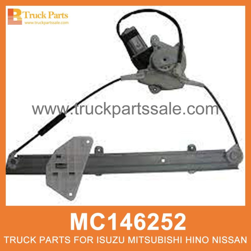 Winder Left Door Glass Manual type MC146252 for Mitsubishi truck Tipo de vidrio de la puerta izquierda Tipo