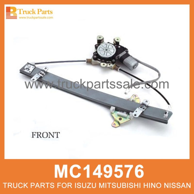 Winder Left Door Glass Motorised type MC149576 for Mitsubishi truck Tipo de vidrio de la puerta izquierda Tipo motorizado
