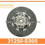 430MM clutch disc 31250-E005 31250E005 for HINO E13C disco de embrague