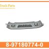 Bumper With Down Rake 8-97180774-0 8971807740 8-97180-774-0 for ISUZU BD07 Parachoques con rastrillo