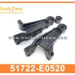 Cabin tilt hing bracket 51722-E0520 51721-E0710 51722E0520 51721E0710 for HINO 00 EURO5 Soporte de techo de inclinaci??n de cabina