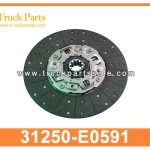 Clutch Disc 31250-E0591 31250E0591 for HINO 700 FY1E E13C Disco de embrague