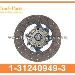 Clutch disc 1-31240949-3 1-31240-949-3 1312409493 for ISUZU FRR 4HK1 Disco de embrague