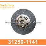 Clutch disc 300MM 12T 31250-1141 HND027 312501141 for HINO 300 DUTRO W04D Disco de embrague