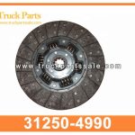 Clutch disc 32550MM 10T 31250-4990 HND047U 312504990 for HINO H07C EH700 old model high quality Disco de embrague