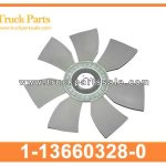 Cooling Fan Blade 1-13660328-0 1136603280 1-13660-328-0 for ISUZU ZX 6BG1 4HK1 Hoja del ventilador de enfriamiento
