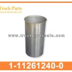 Cylinder Liner 1-11261240-0 1112612400 1-11261-240-0 for ISUZU NPR 4BD1 6BD1 Camisa de cilindro