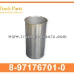 Cylinder Liner 8-97176701-0 8971767010 8-97176-701-0 for ISUZU NKR 4JG2 4JH1 600P Camisa de cilindro