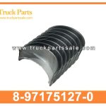 Engine Connecting Rod Bearing 8-97175127-0 8971751270 8-97175-127-0 for ISUZU NPR 4HF1 Cojinete de la biela del motor