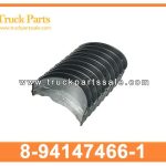 Engine Main Bearing 8-94147466-1 8941474661 8-94147-466-1 for ISUZU NKR 4JB1 4JG2 4JH1 Cojinete principal del motor