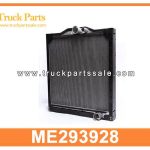 Engine Radiator ME293928 for MITSUBISHI fuso mixer truck or dump truck FV415 Radiador del motor