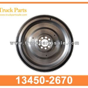 Engine flywheel 13450-2670 134502670 for HINO 500 RANGER FM2P P11C Volante del motor