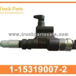Fuel Injector Nozzle Assembly 1-15319007-2 1153190072 1-15319-007-2 for ISUZU 6WF1 6WG1 GIGA trailer truck CXZ Conjunto de boquilla del inyector de combustible