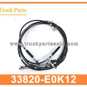 Gear cables 33820-E0K12 33820-E0K11 33820E0K12 33820E0K11 for HINO 700 E13C Cables de engranajes
