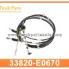 Gear shift selection cable 33820-E0670 33820-E0711 33820E0670 33820E0711 for HINO 700 E13C EURO4 Cable de selecci??n de cambio de engranaje