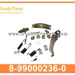 HANDBRAKE DRUM REPAIR KIT 8-99000236-0 8990002360 8-99000-236-0 for ISUZU NHR NKR 100P Kit de reparaci??n de tambor de handbrake