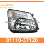 HEADLAMP ASSY RH 81110-37120 8111037120 for HINO 300 DUTRO XZU650 L??MPARA DE CABEZA