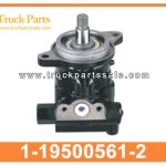 Hydraulic Power Steering Pump with Cartridge 1-19500561-2 1195005612 1-19500-561-2 for ISUZU CXZ EXZ EXR CYZ CYH GIGA truck Bomba de direcci??n asistida hidr??ulica con cartucho