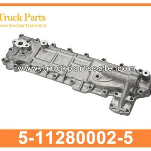 Oil Cooler Cover 5-11280002-5 8-97020037-2 5112800025 8970200372 5-11280-002-5 8-97020-037-2 for ISUZU NPR 4BE1 4BD1 4BD1T Cubierta de enfriador de aceite