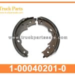 Parking Brake Shoes 1-00040201-0 1000402010 1-00040-201-0 for ISUZU NPR 4HF1 Zapatillas de freno de estacionamiento