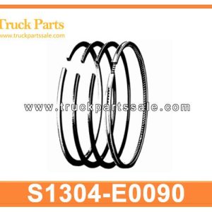 Piston Ring set S1304-E0090 S1304E0090 for HINO E13C 700 ZS ZY RS Juego de anillo de pist??n