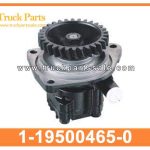 Power steering pump 1-19500465-0 1195004650 1-19500-465-0 for ISUZU FSR 6HH1 Bomba de direcci??n asistida
