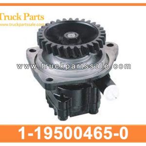 Power steering pump 1-19500465-0 1195004650 1-19500-465-0 for ISUZU FSR 6HH1 Bomba de direcci??n asistida