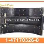 Rear Brake Shoe 1-47170326-0 1471703260 1-47170-326-0 for ISUZU CXZ51K 6WF1 Zapatilla de freno trasero