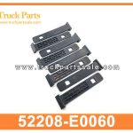 Rear fender connector rubber 52208-E0060 8511093-H0100 52208E0060 8511093H0100 for HINO 700 Goma del conector de guardabarros traseros