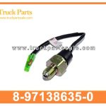 Reversing switch 8-97138635-0 8971386350 8-97138-635-0 for ISUZU NKR 100P TFR Interruptor de inversi??n