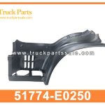 STEP PANEL UPPER 51774-E0250 51773-E0270 51774E0250 51773E0270 for HINO HINO500 EURO4 Panel de pasos superior