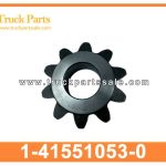 Stainless Steel Differential Pinion Gears 1-41551053-0 1415510530 1-41551-053-0 for ISUZU CXZ Engranajes de pi ??n diferencial de acero inoxidable
