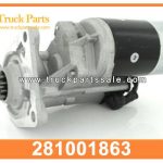 Starter Motor 24V 11T 281001863 281001863 for HINO H07C H06CT Motor de arranque