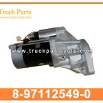 Starter Motor 8-97112549-0 8971125490 8-97112-549-0 for ISUZU NHR NKR 100P TFR Motor de arranque