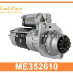 Starter Motor ME352610 ME152487 for MITSUBISHI FUSO supergreat 6M70 Motor de arranque